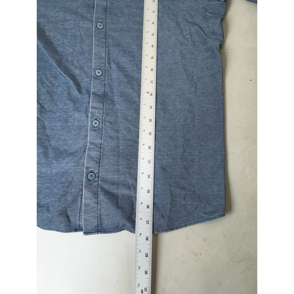 Lululemon Men's Commission Shirt Size Medium , Denim Comfortable Button Down - Picture 3 of 7
